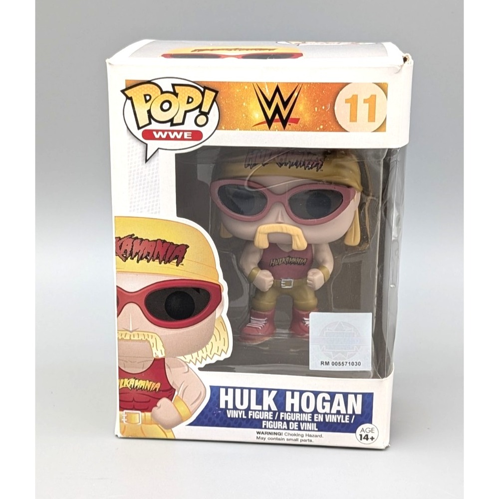 WWE Hulk Hogan Funko Pop Vinyl Figure #11 Hologram Box Wrestling